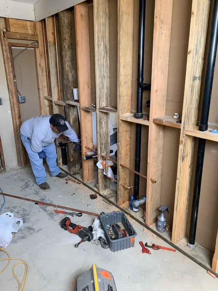 Commercial rough-in plumbing for Water Heater Replacement in Bellmawr